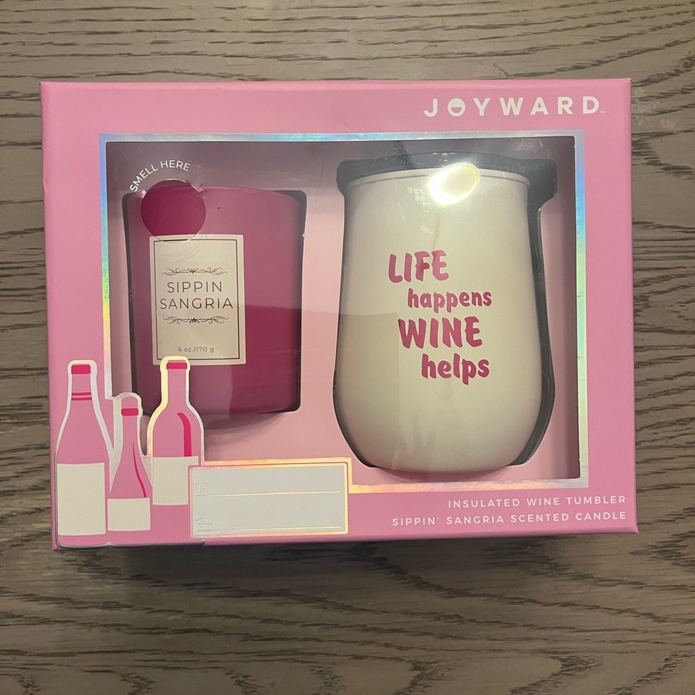 Sippin Sangria Scented Candle and Wine Tumbler